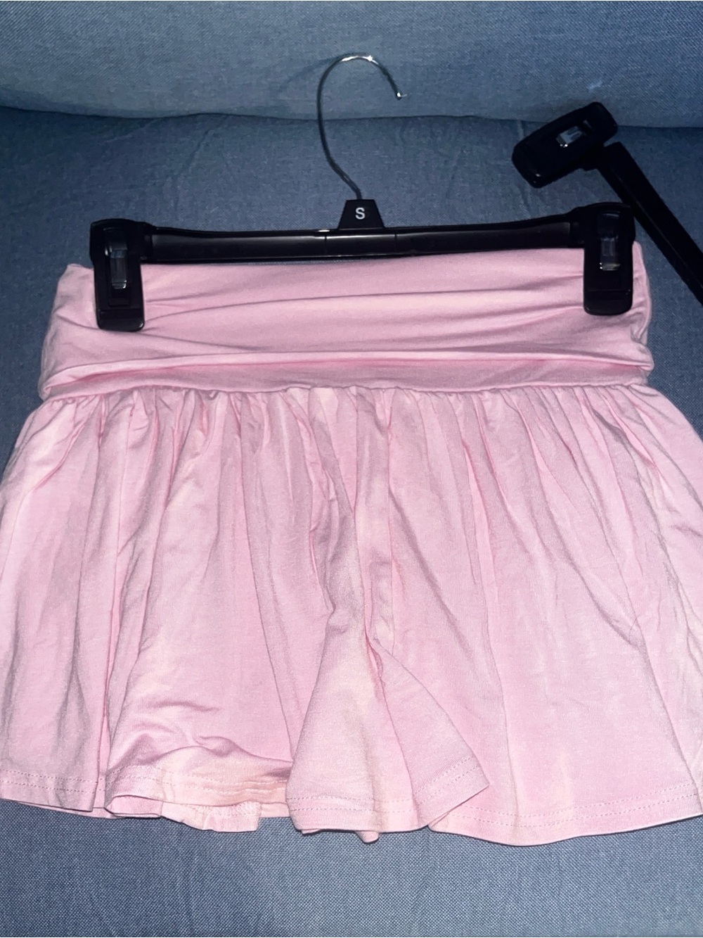 Ultra Flirt Pink Fold-Over Waist Skort